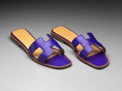 "H" Purple Flats
