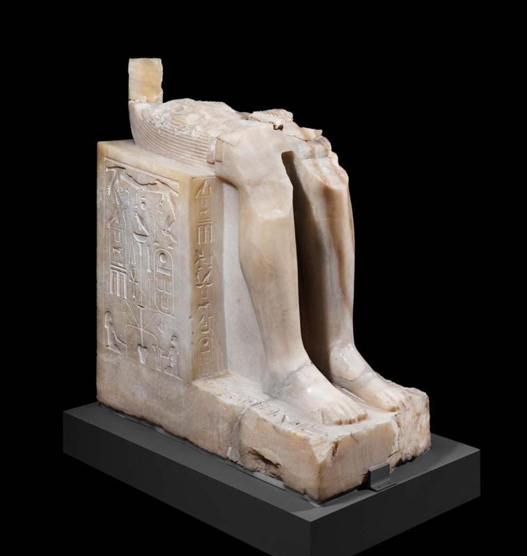 Lower part of seated statue of King Menkaura (Mycerinus)