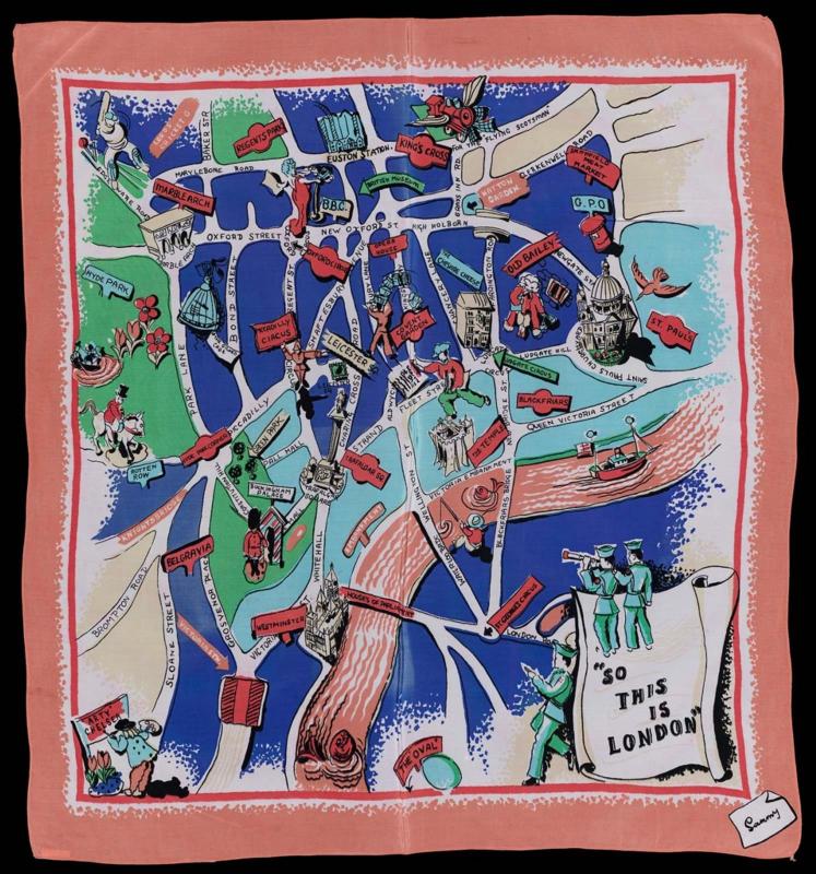 "So this is London" scarf