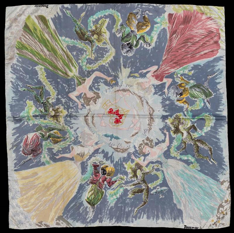"Vole vole mon coeur" scarf
