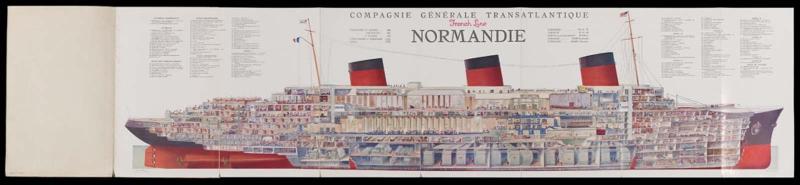 Longitudinal Section S/S Normandie