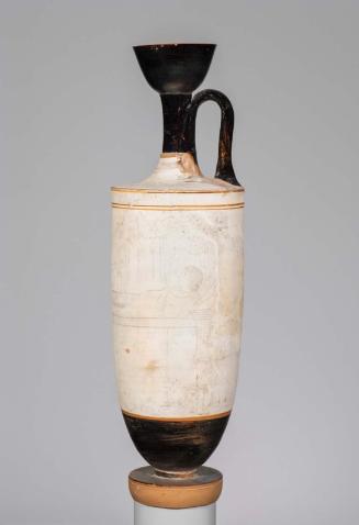 Oil flask (lekythos) with prothesis