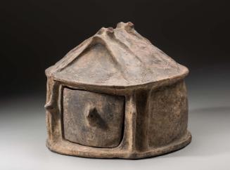 Oval hut urn