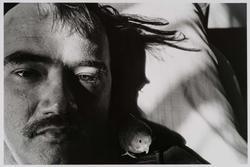 Man with Parakeet, from the portfolio New Works by 10 Massachusetts Photographers