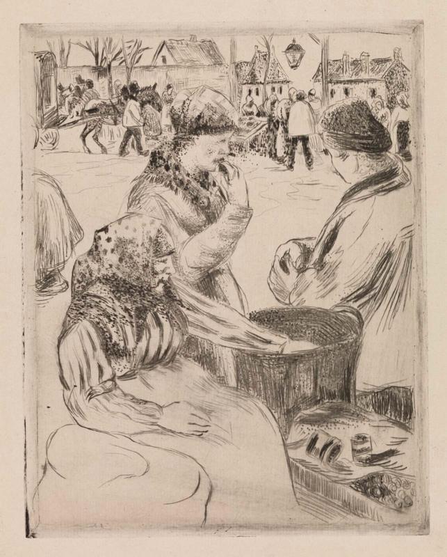 Woman Selling Chestnuts