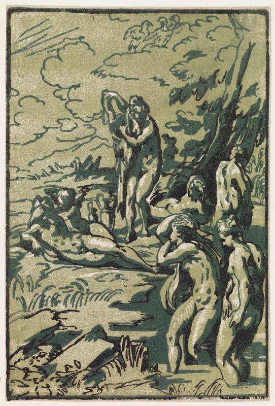 Nymphs Bathing