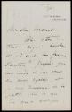 John Singer Sargent to Claude Monet, Sept. 1 [1891], from 33 Tite St., London, re his acquisiti…