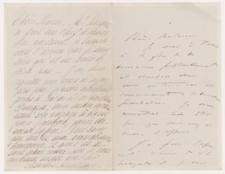 John Singer Sargent and Amélie Gautreau to Emma-Marie Allouard-Jouan, late summer 1883