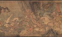 Capture of sea creatures and dragon