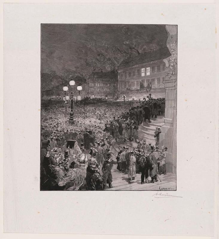 La Place de l'Opéra 1887