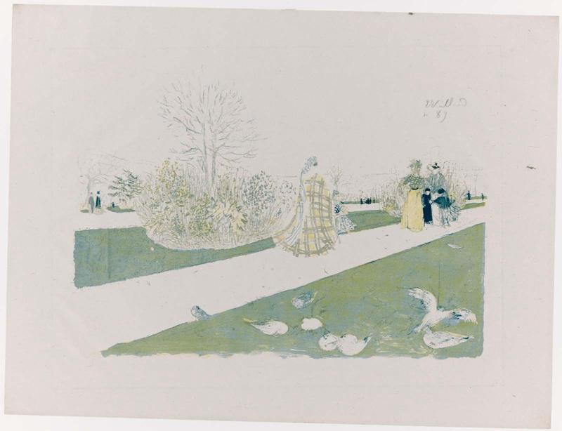 The Garden of the Tuileries (from L'Album des Peintres-Graveurs, 1896)