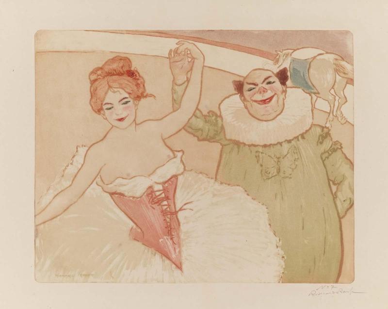 Circus; Equestrienne Salute