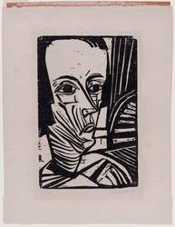A.N. from the portfolio Eleven Woodcuts 1912-1919 (Elf Holzschnitte 1912-1919)