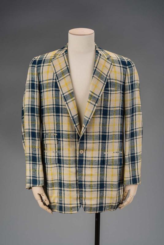 Men's plaid jacket