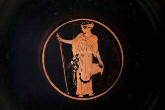 Drinking cup (kylix) with youths and women