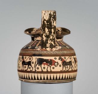 Pitcher (oinochoe) with animal frieze