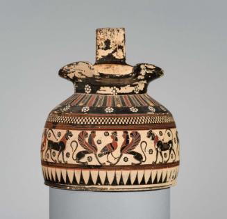 Pitcher (oinochoe) with animal frieze