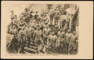 Royal Army Medical Corps for the Cape on s.s. "Guelph".