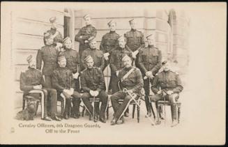 Cavalry Officers, 6th Dragoon Guards, Off to the Front.