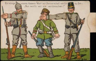 Es klinge unsres Kaisers Wort mit Donnerschall von Ort zu Ort: „Nun woll'n wir sie verdreschen!"