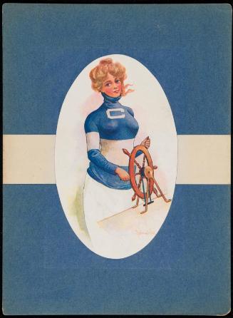 Woman in a Columbia University sweater