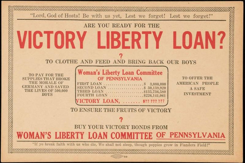 Are you ready for the victory liberty loan?