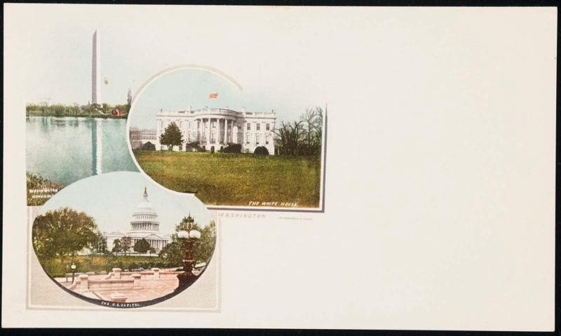Washington Monument/The White House/The U.S. Capital. Washington. F12