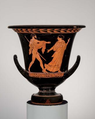 Mixing bowl (calyx krater) with Zeus pursuing Aigina
