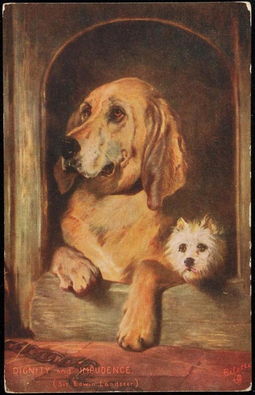 DIGNITY and IMPUDENCE.
(Sir Edwin Landseer.)