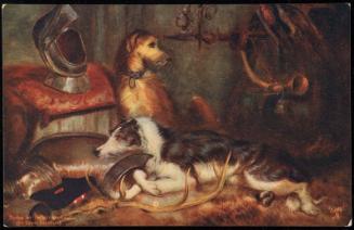 SCENE AT ABBOTSFORD. 
(Sir Edwin Landseer.)