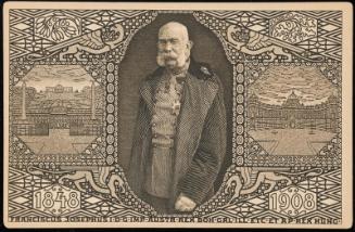 Jubiläums-Korrespondenzkarte. Kaiser Franz Joseph, 1848-1908