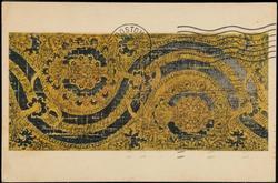 Postcard sent by Ellsworth Kelly to Ralph Coburn, Aglow dreams/new exhibition.