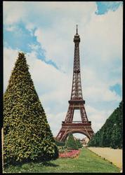 Postcard sent by Ellsworth Kelly to Ralph Coburn, et alors?: "Paris 120 - La Tour Eiffel.