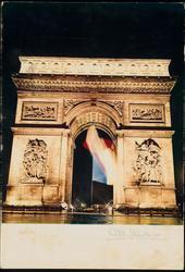 Postcard sent by Ellsworth Kelly to Ralph Coburn; L'arc de Triomphe.