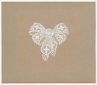 Design for a ribbon-shaped brooch