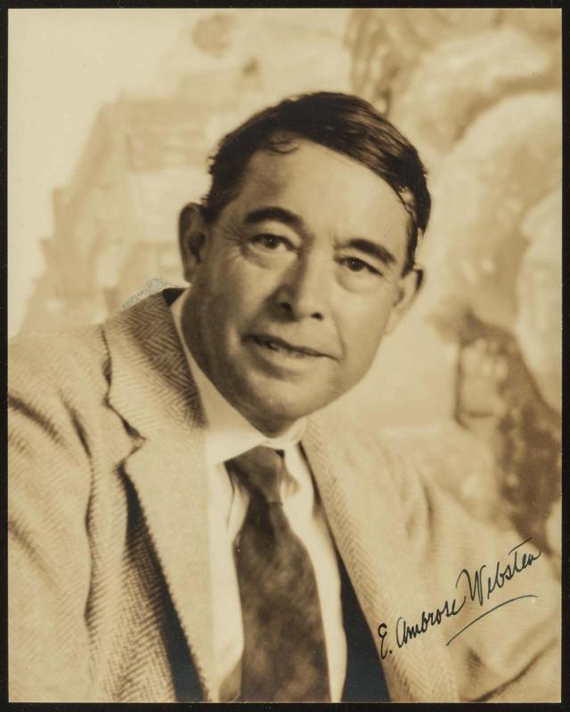 Portrait of E. Ambrose Webster from the album "Cape Cod"