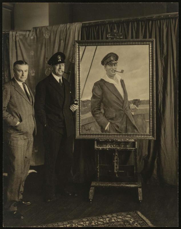 Portrait of Cucuel and Count von Luckner