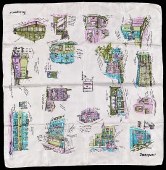 Woman's scarf: sketch book of London pubs