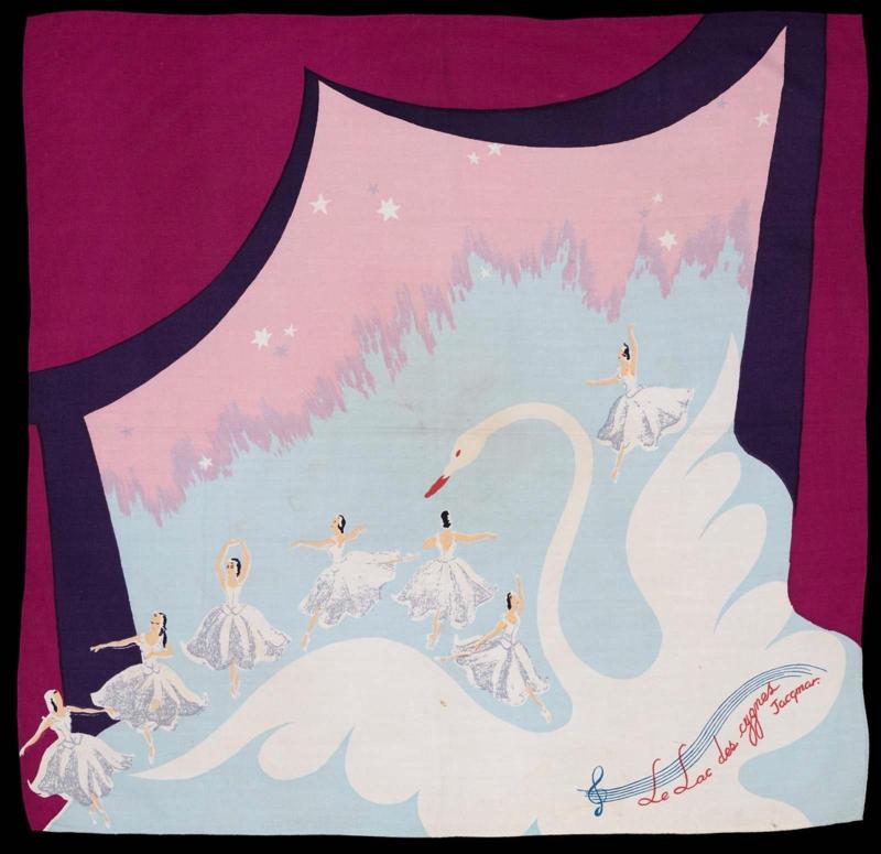 "Le lac du Sygnes" scarf