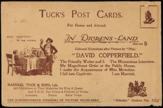 IN DICKENS-LAND
Series 5
Coloured Illustrations after Pictures by "Phiz."
"DAVID COPPERFIELD."