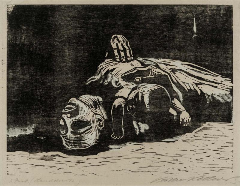 Seven Woodcuts on War: The Widow II