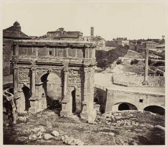 The Arch of Septimius Severus from the Tabularium