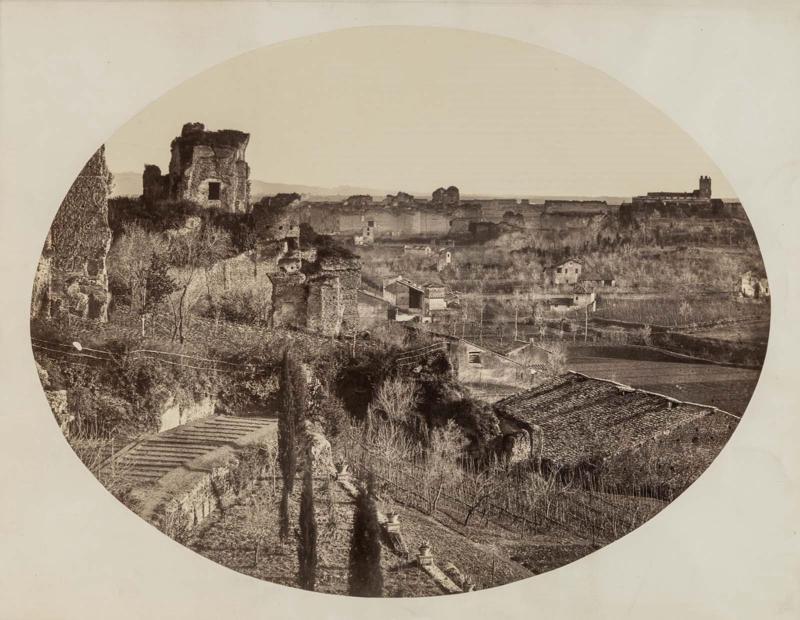 Palace of the Caesars, from the Tarpeian Rock