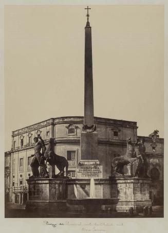 Piazza del Quirinal with the Obelisk and Horse Tamers