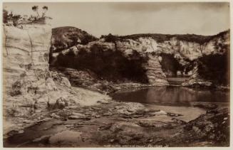 Alum Cliffs. Waiotapu Valley, New Zealand (17303 J.V.)