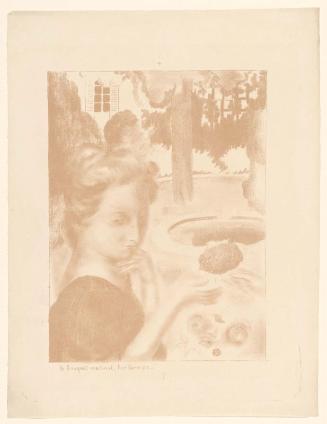 Amour, Plate 3: Le bouquet matinal, les larmes
