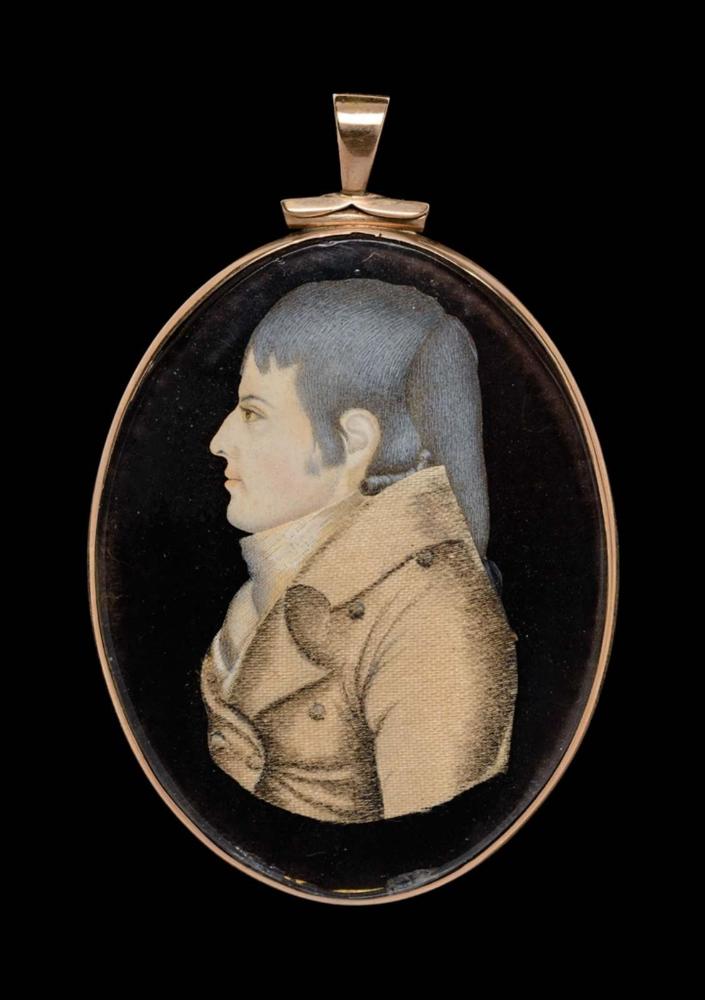 Locket with miniature portrait of Robert Davis