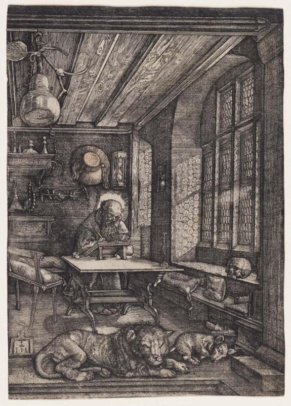 Saint Jerome in His Study