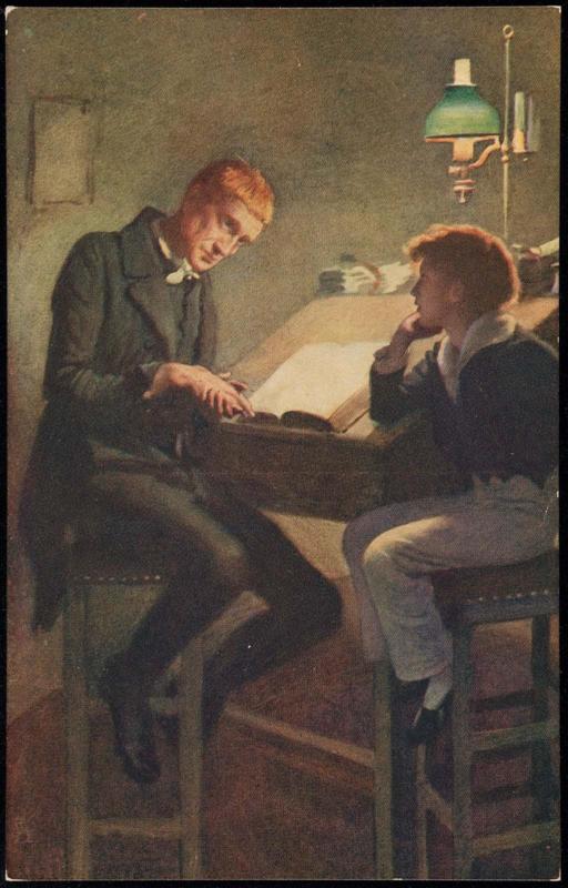 "DAVID COPPERFIELD ans URIAH HEEP."