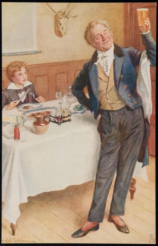 "DAVID COPPERFIELD and th Friendly Waiter"